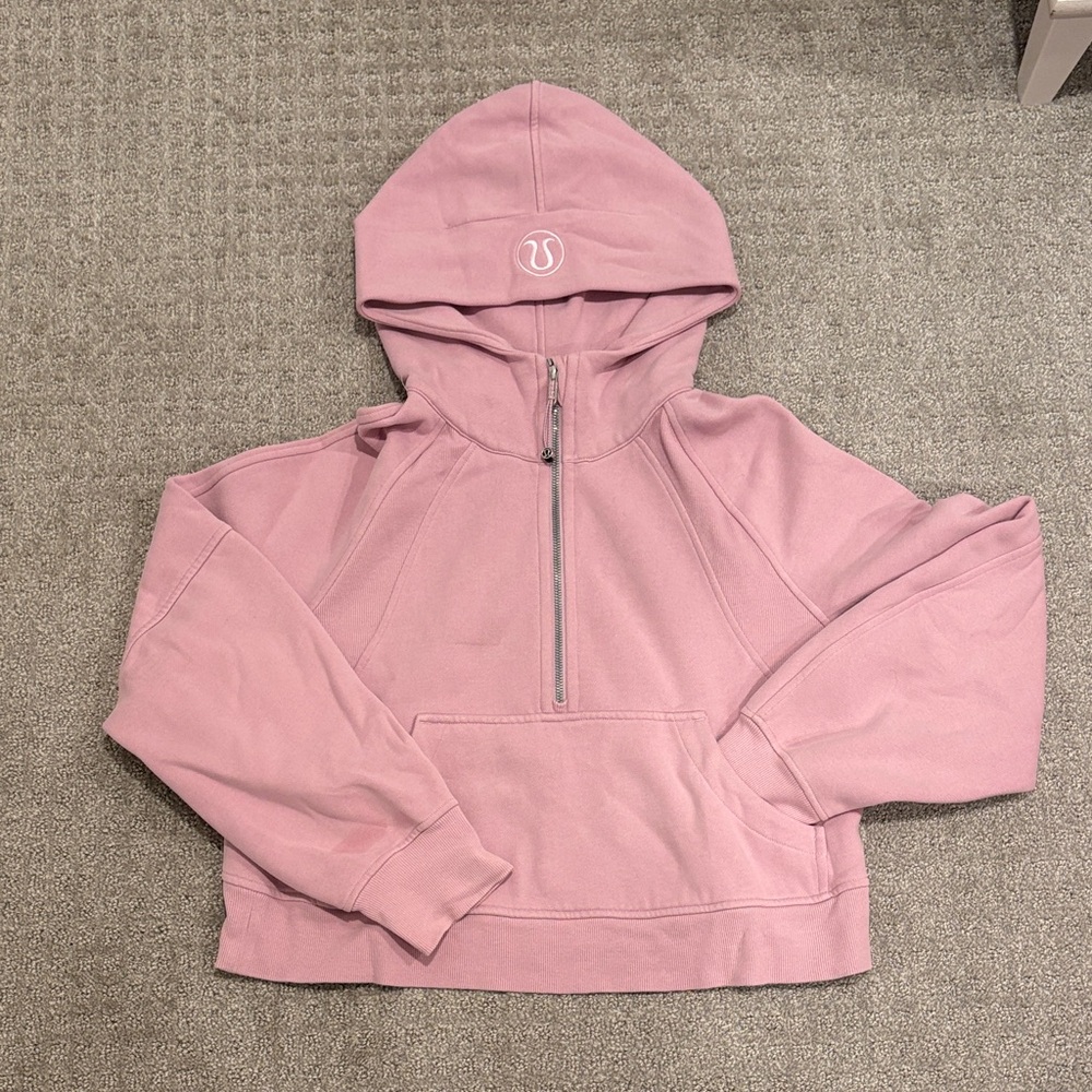 Lululemon Scuba Cropped Half Zip
